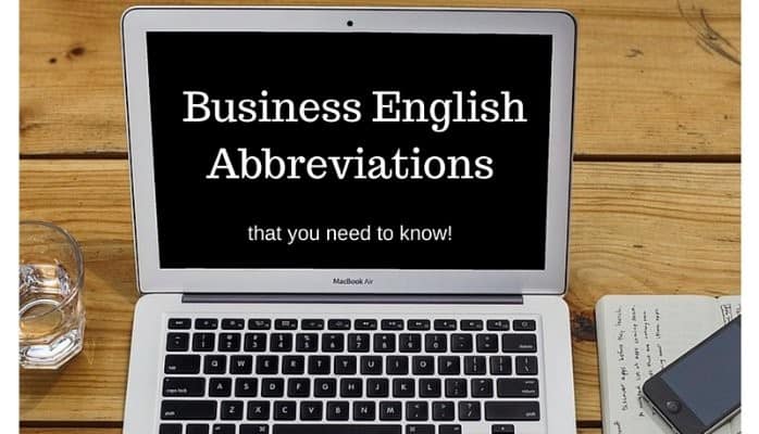 Business Text Abbreviations