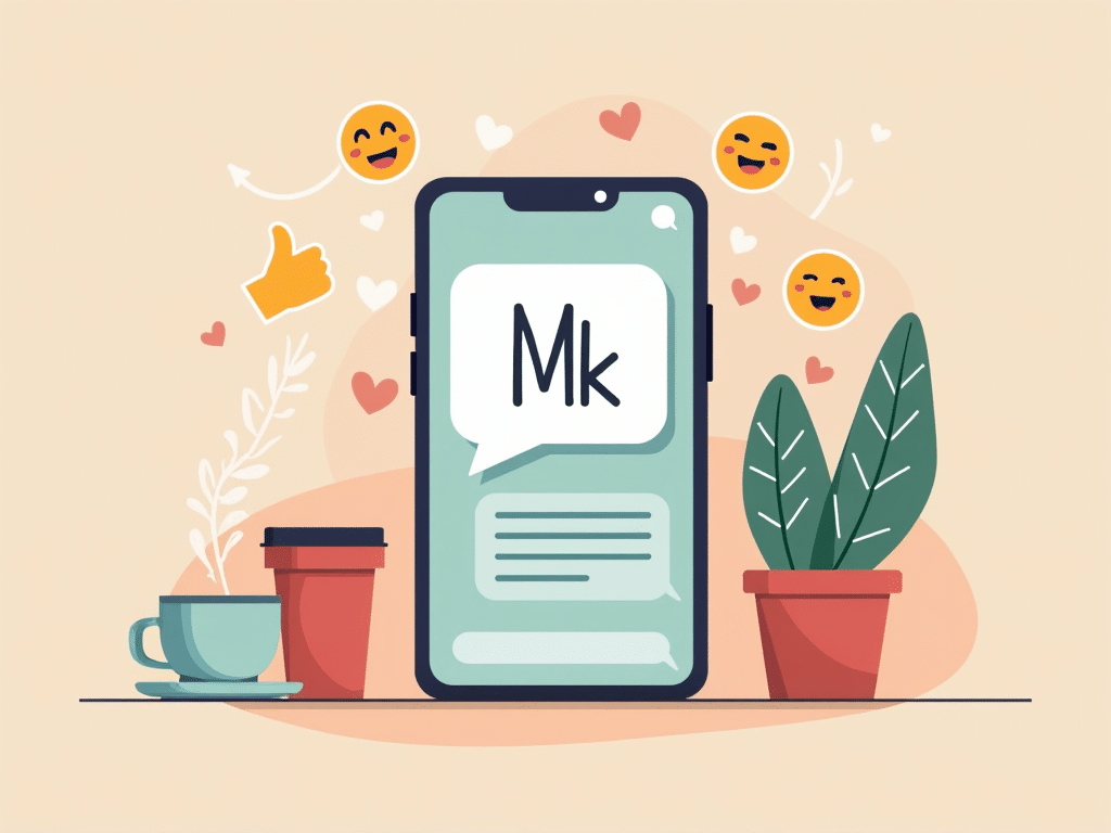 what does mk mean in text