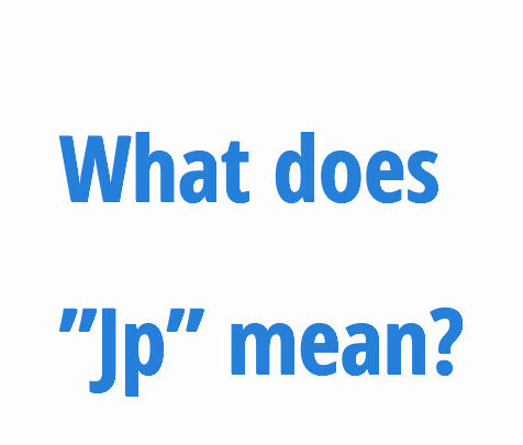 what does jp mean
