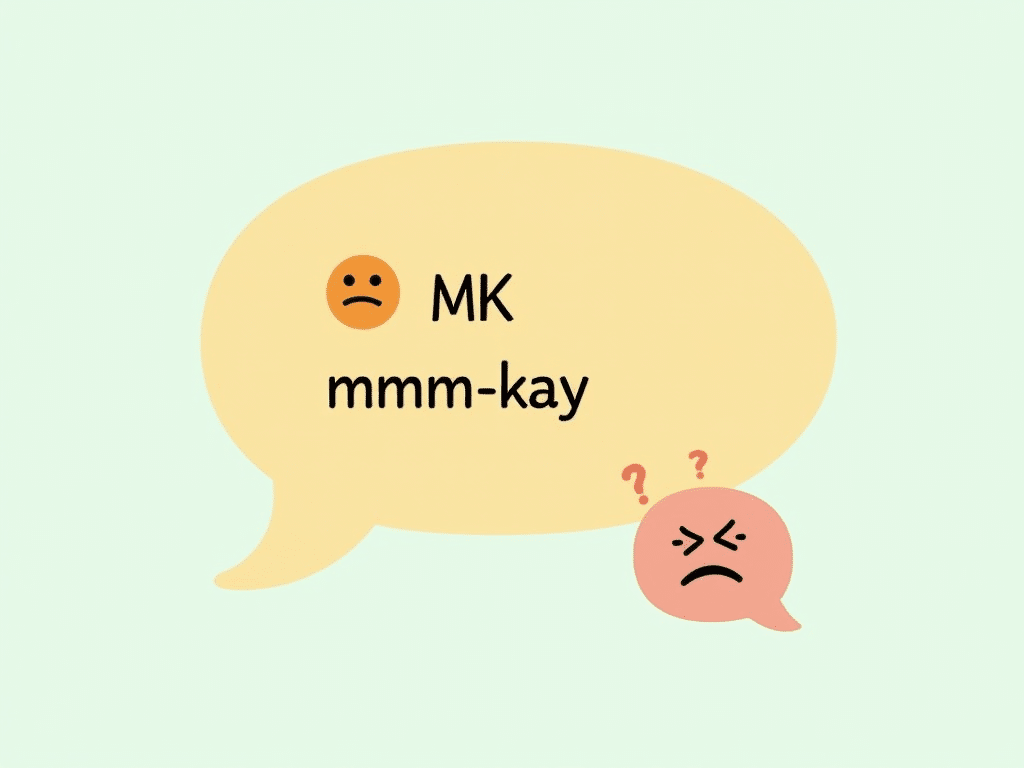 what does mk mean in text