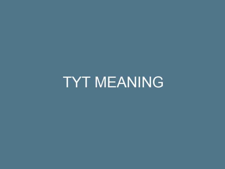 TYT Meaning » Decode Slang »