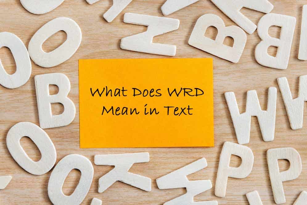 wrd meaning in text