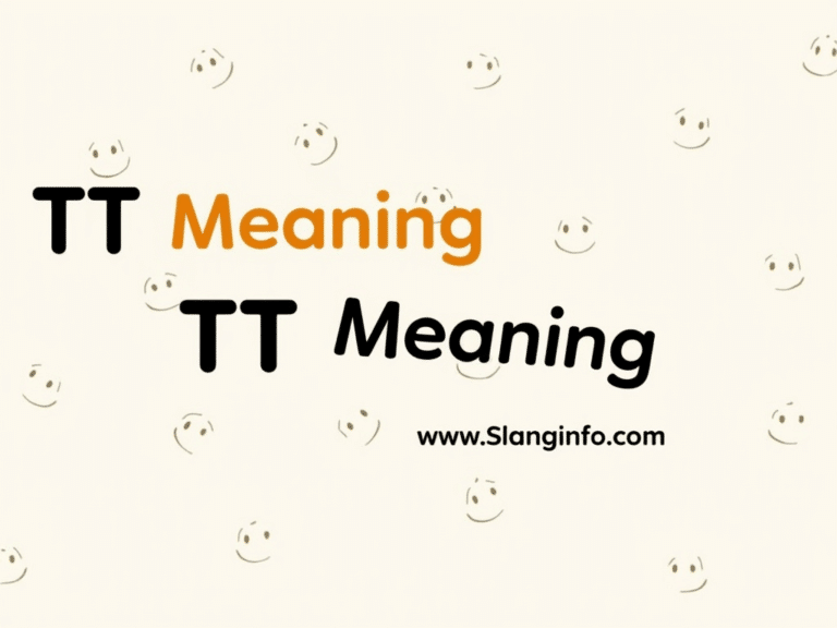 TT Meaning » Decode Internet Slang » SLANGINFO.com