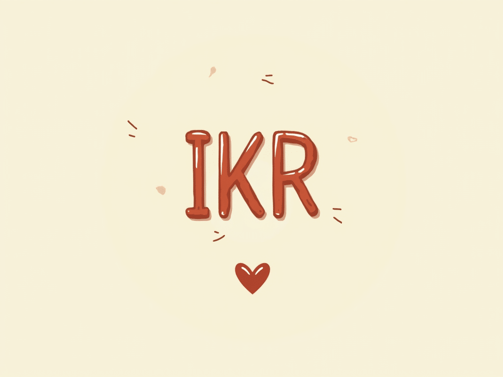 ikr meaning in text