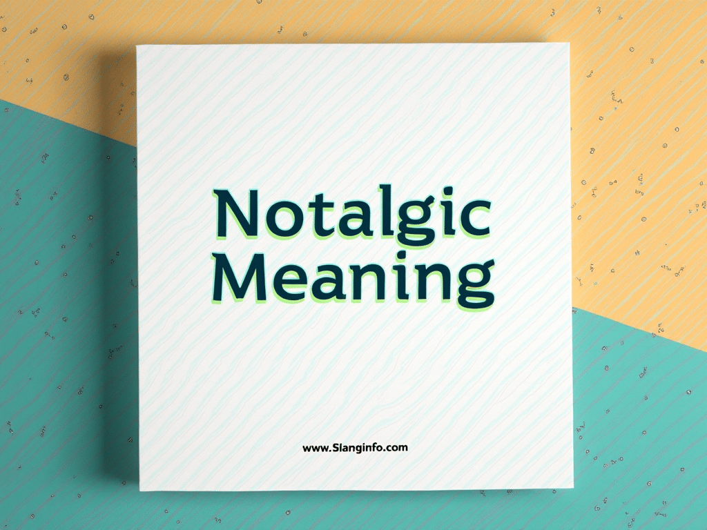 nostalgic meaning