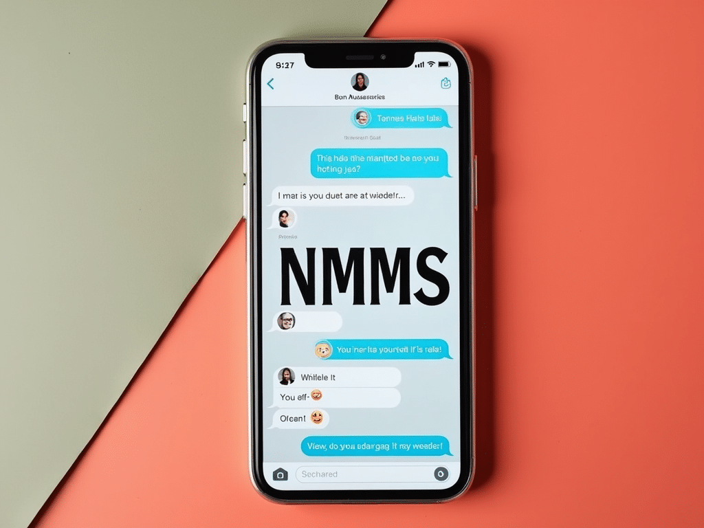 nmms meaning in text