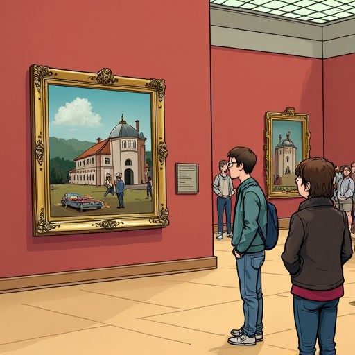hang it in the louvre