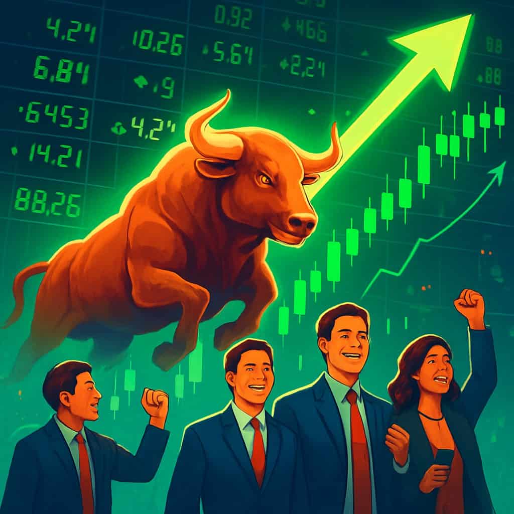 Bulls Meaning in Trading 2 upward trending market